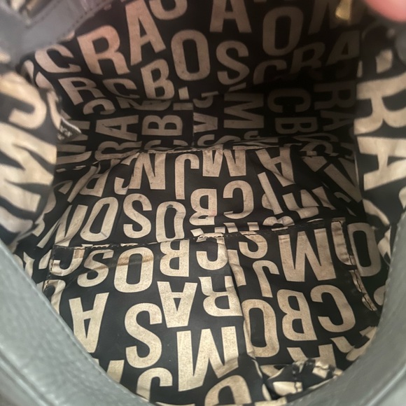 Marc by Marc Jacobs Crossbody Leather Purse with Gold Toned Hardware, Imperfect - Picture 8 of 10